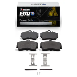 R1 Concepts 2600-0738-01 Euro Ceramic Pads & Hardware Kit